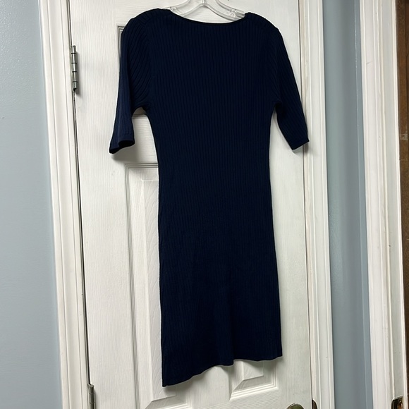 J Crew navy sweater dress size S - Picture 4 of 4